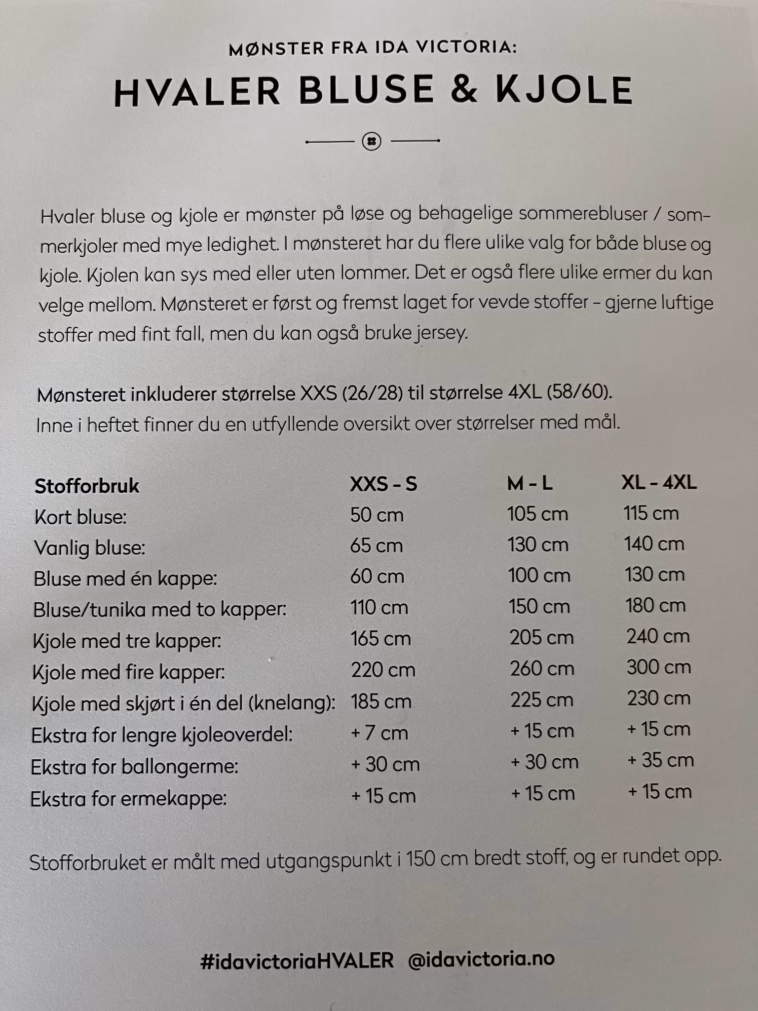 Hvaler  Bluse og Kjole - Dame