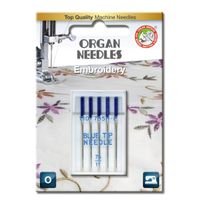 Organ Needle - Broderi (Blue Tip) 75, 5-pack