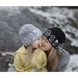 Garnpakke - Mummi Luer figurer - Grå/Svart