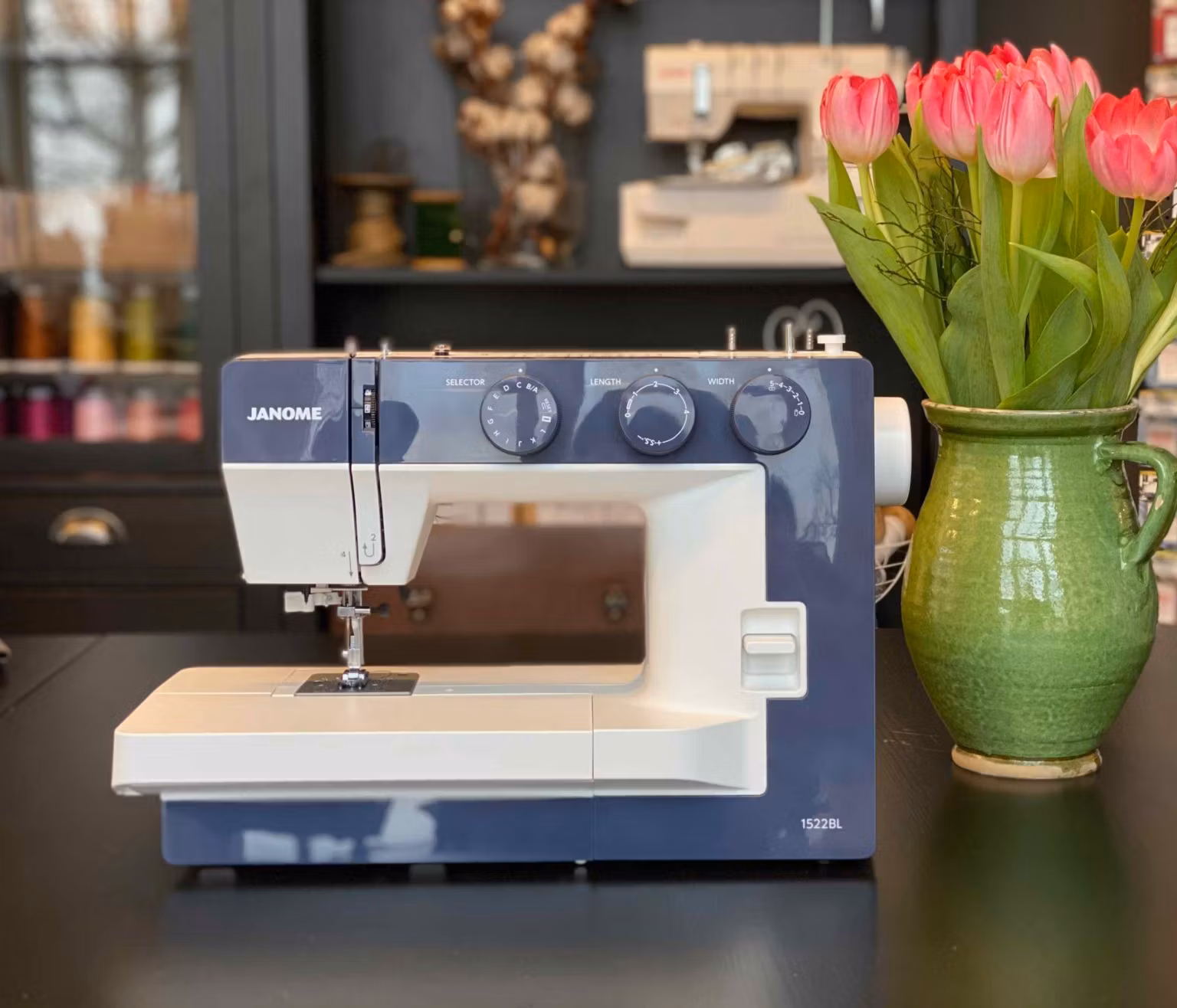 Janome Modell 1522 - Blå