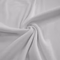Ribbed Jersey - White