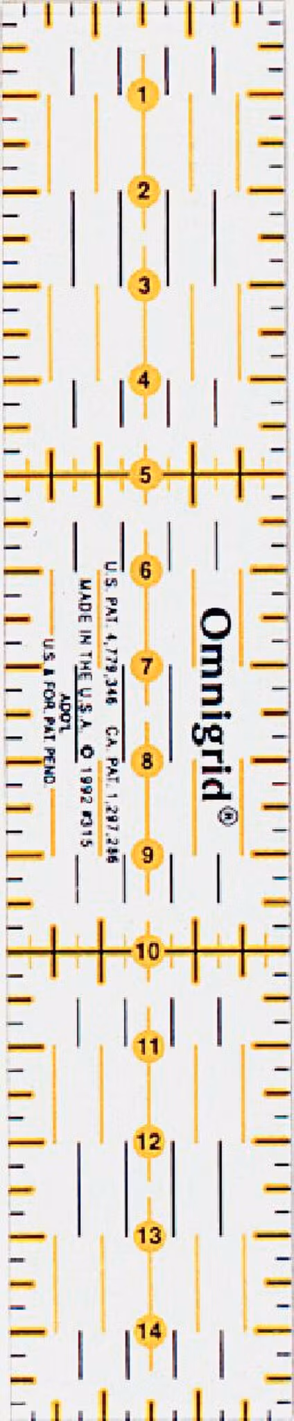 Omnigrid linjal 3*15 cm