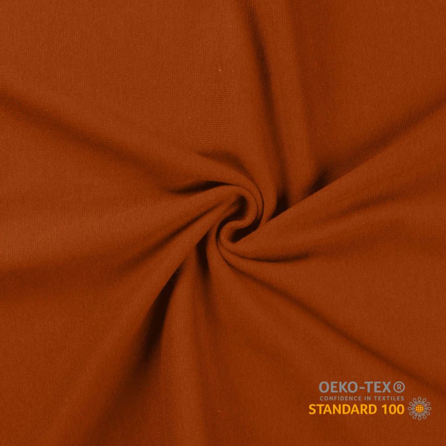 Rundstrikket Ribb - Cognac