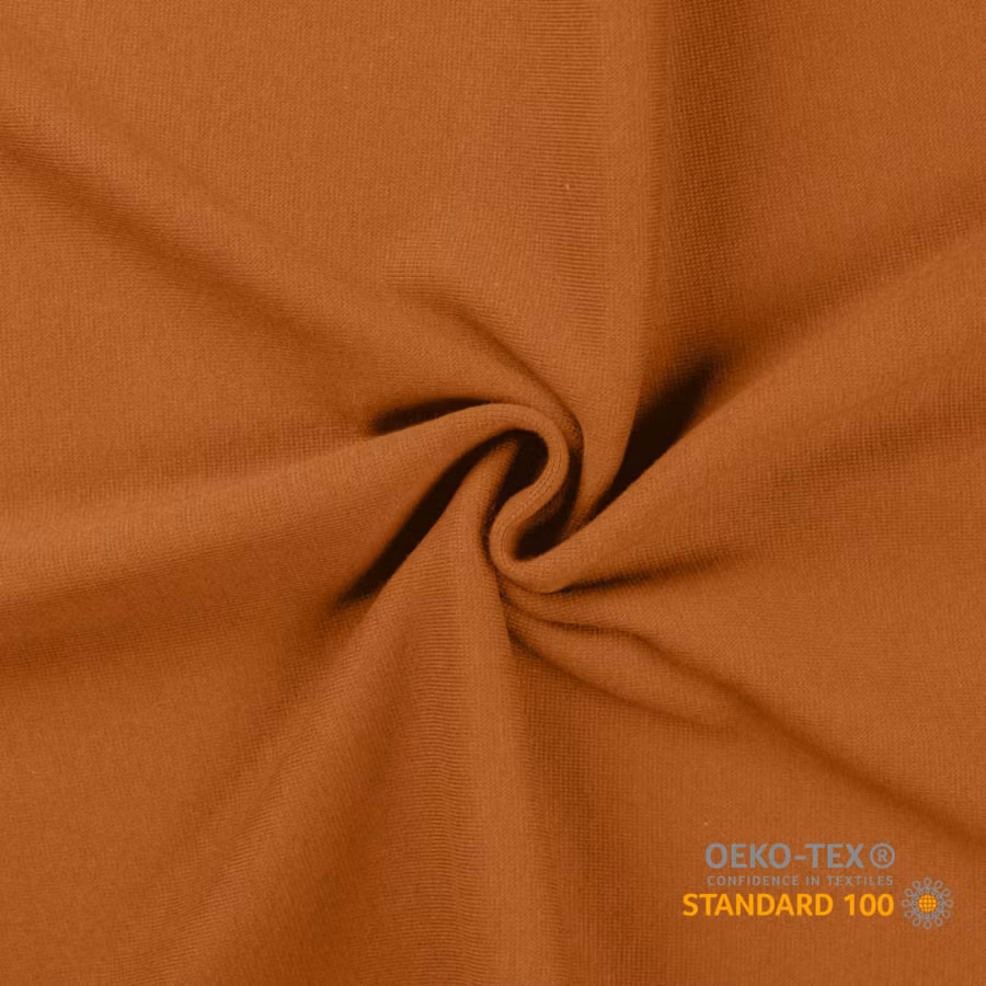 Rundstrikket Ribb - Caramel