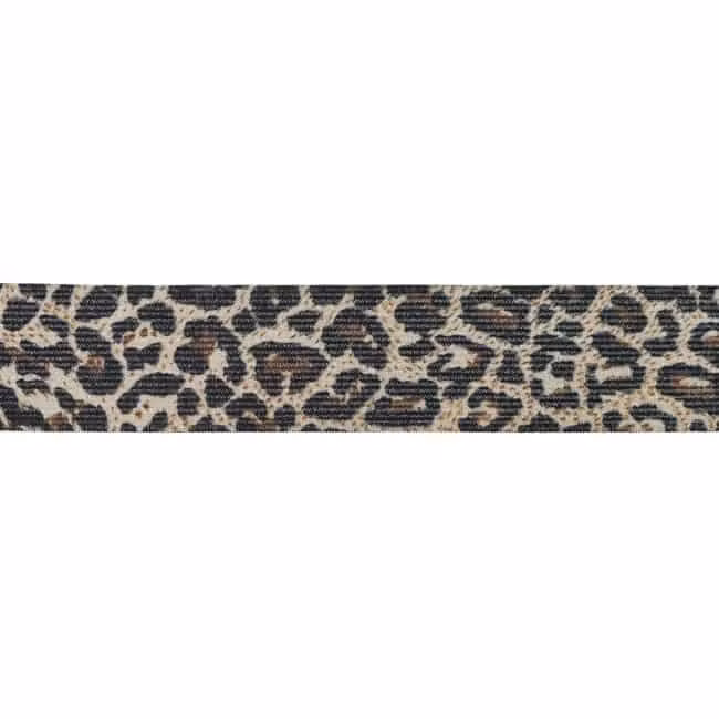 Elastikk  Leopard Sand - 40 mm