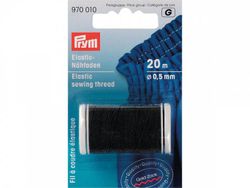 Prym - elastisk sytråd - Svart - 20 m