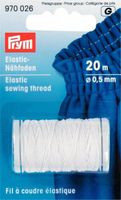 Prym - elastisk sytråd - Hvit - 20 m