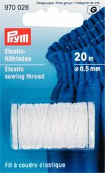 Prym - elastisk sytråd - Hvit - 20 m