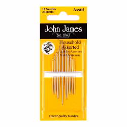 Husholdningsnåler 12 stk