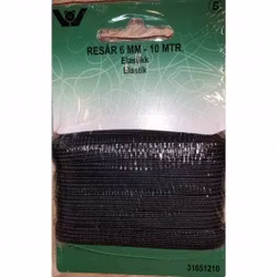 Standardstrikk 6mm / 10m – svart