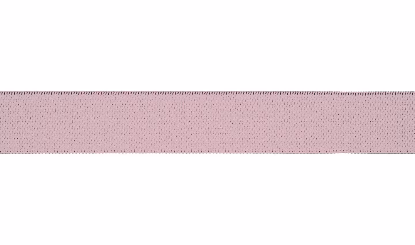 Ensfarget elastikk  Baby Rosa - 20-25mm