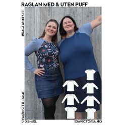 Raglan med og uten puff