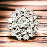 Strassknapp Bling - 18 mm
