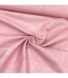 Bomullsdamask - Lys rosa