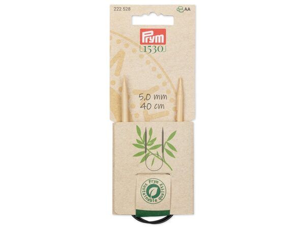 PRYM BAMBUS RUNDPINNE 40CM – 5,0 mm