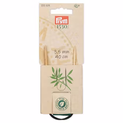 PRYM BAMBUS RUNDPINNE 40CM – 3,5 mm
