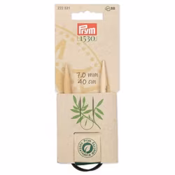 PRYM BAMBUS RUNDPINNE 40CM – 7,0 mm