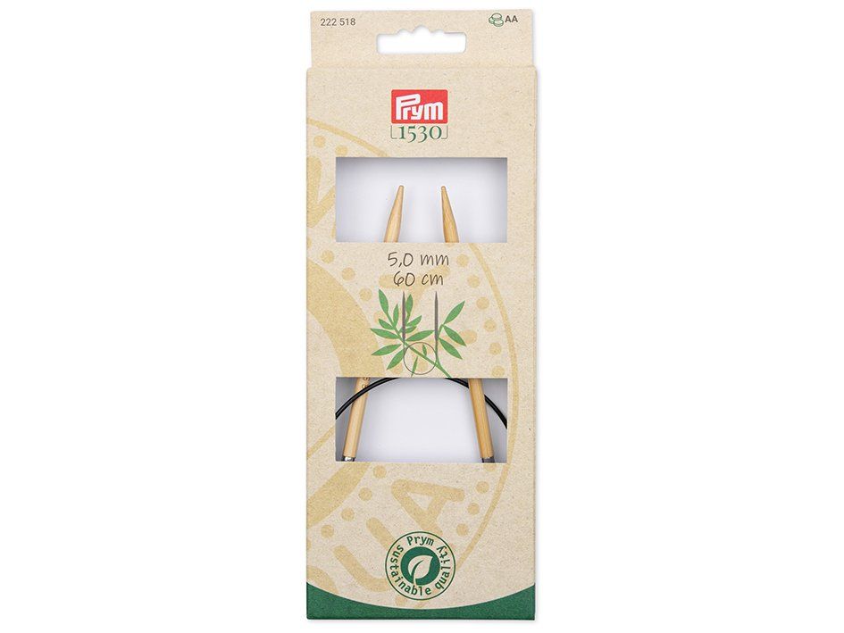 PRYM BAMBUS RUNDPINNE 60CM – 4,0 mm