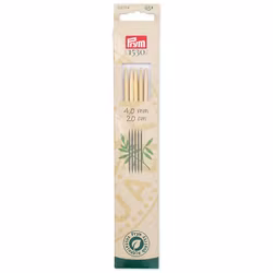 Prym Bambus Settpinner 5stk – 4,0 mm – 20cm