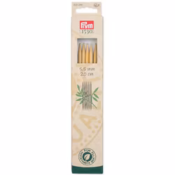 Prym Bambus Settpinner 5stk – 5,5 mm – 20cm