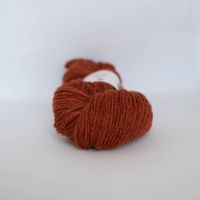 Ask Ullgarn - Melert Terracottarød - 6596