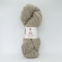 Sol Lamullgarn - Melert Lys Brun (450)