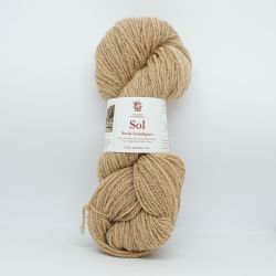 Sol Lamullgarn - Melert  Mørk Kamel (448)