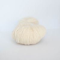 Ask Ullgarn - Ubleket hvit - 6057