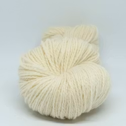 Sol Lamullgarn - Ubleket Hvit (400)
