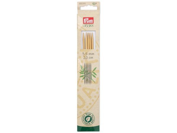Prym Bambus Settpinner 5stk – 3,5 mm – 20cm