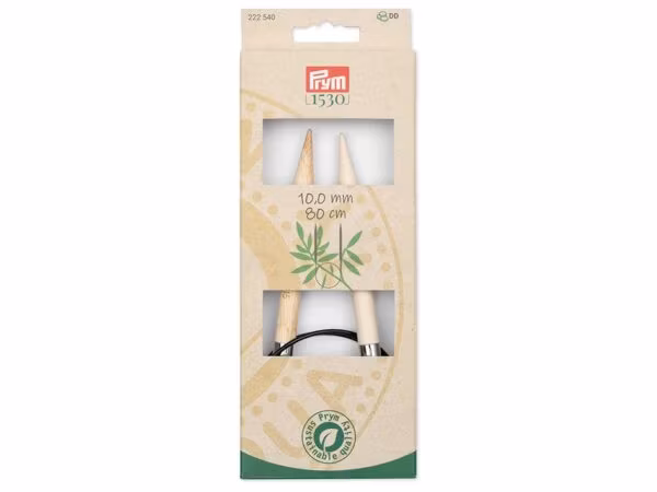 PRYM BAMBUS RUNDPINNE 80CM – 10 mm