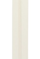 Glidelås Ecru -  6mm - 1 m