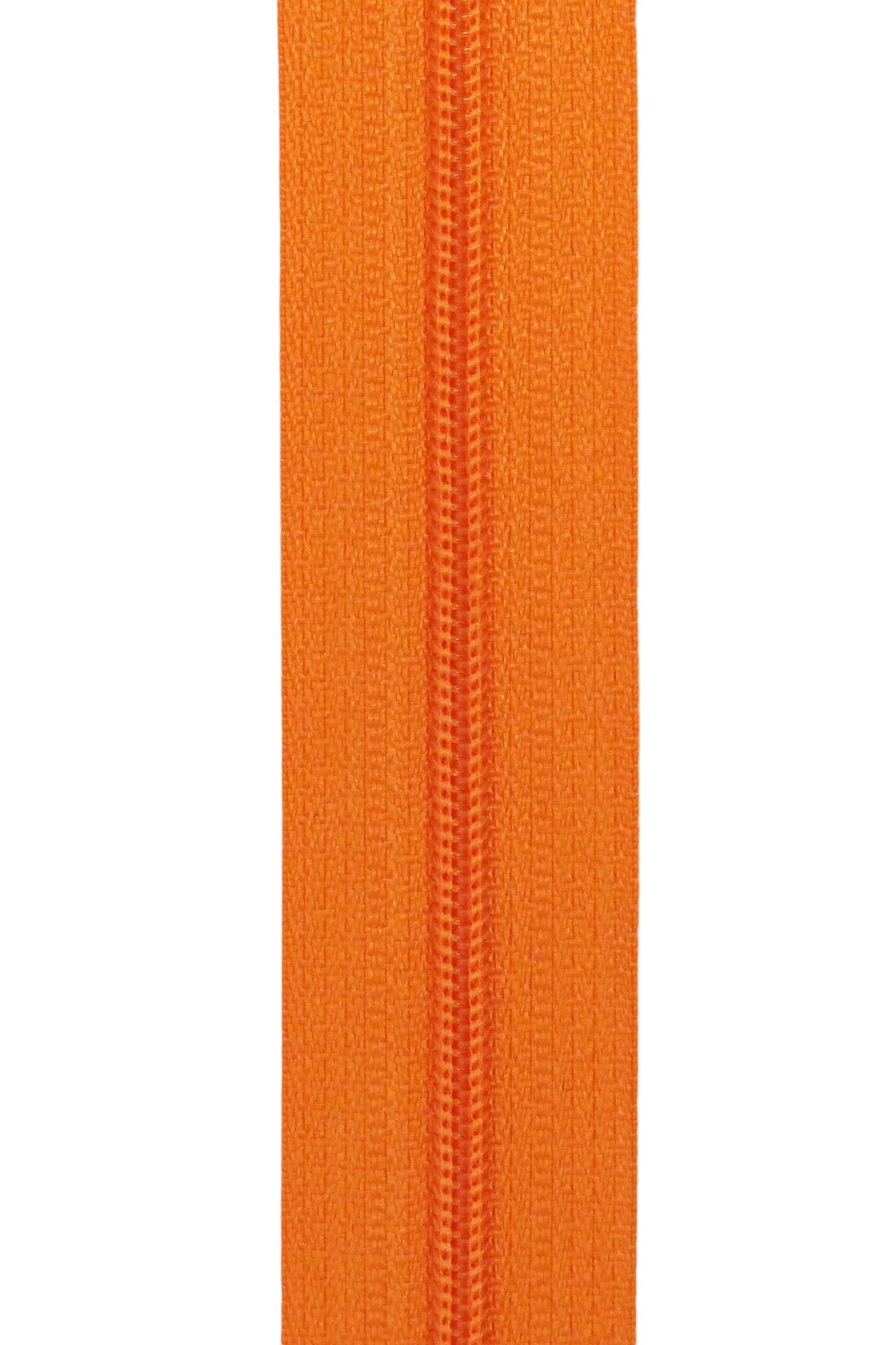 Glidelås Orange -  6mm - 1 m