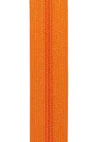 Glidelås Orange -  6mm - 1 m