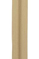 Glidelås Beige -  6mm - 1 m