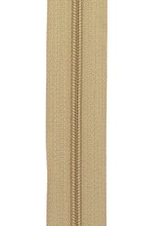 Glidelås Beige -  6mm - 1 m