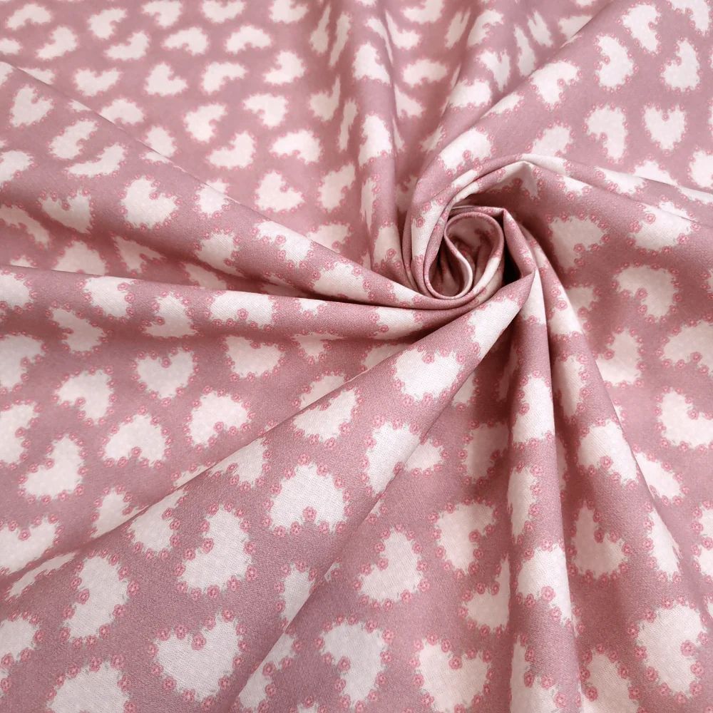 Love Family  - Hearts   -  Old Pink
