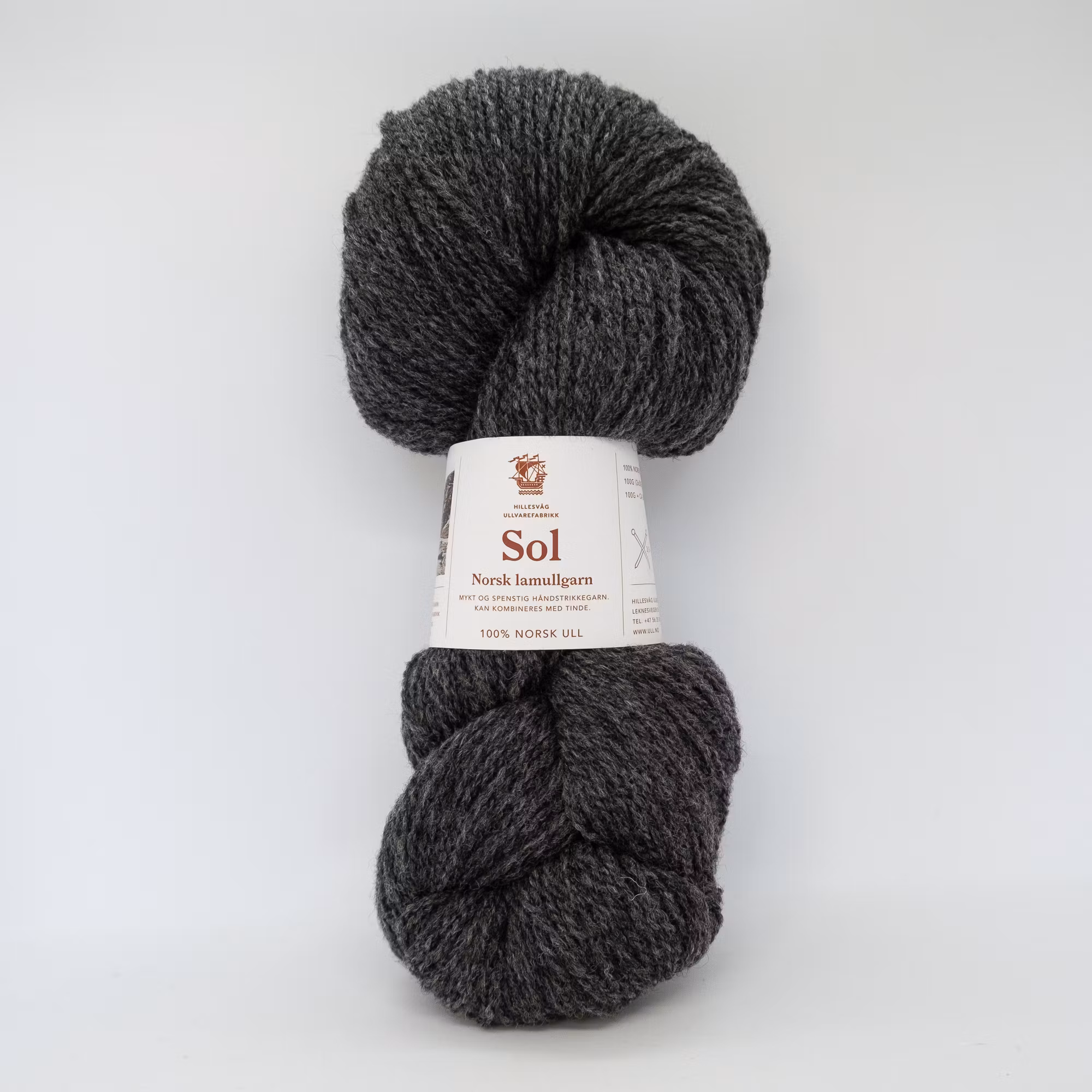 Sol Lamullgarn - Lys Koksgrå (453)