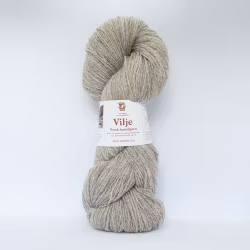 Vilje lamullgarn - Melert Lysbrun (450)
