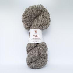 Vilje lamullgarn - Melert Mellombrun (451)