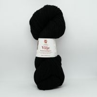 Vilje lamullgarn - Svart(414)