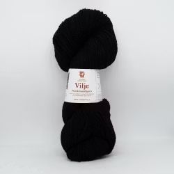 Vilje lamullgarn - Svart(414)