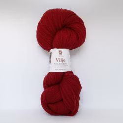 Vilje lamullgarn - Lys Burgunder(454)