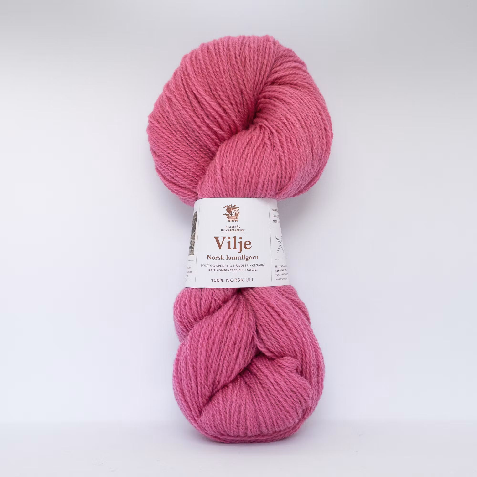 Vilje lamullgarn - Rosa (447)