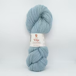 Vilje lamullgarn - Lys Blå (408)