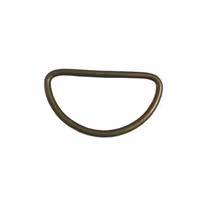 D -ring  -  Antikk messing - 38 mm