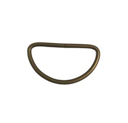 D -ring  -  Antikk messing - 38 mm