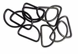 D-ring - Gunmetall - 32mm