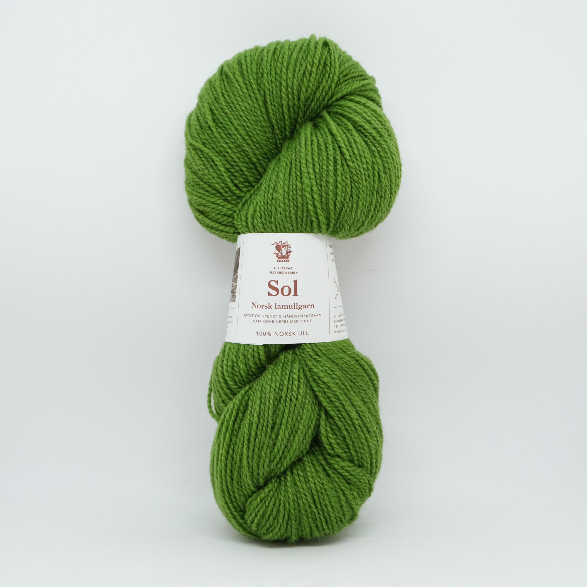 Sol Lamullgarn - Grønn (424)