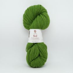 Sol Lamullgarn - Grønn (424)